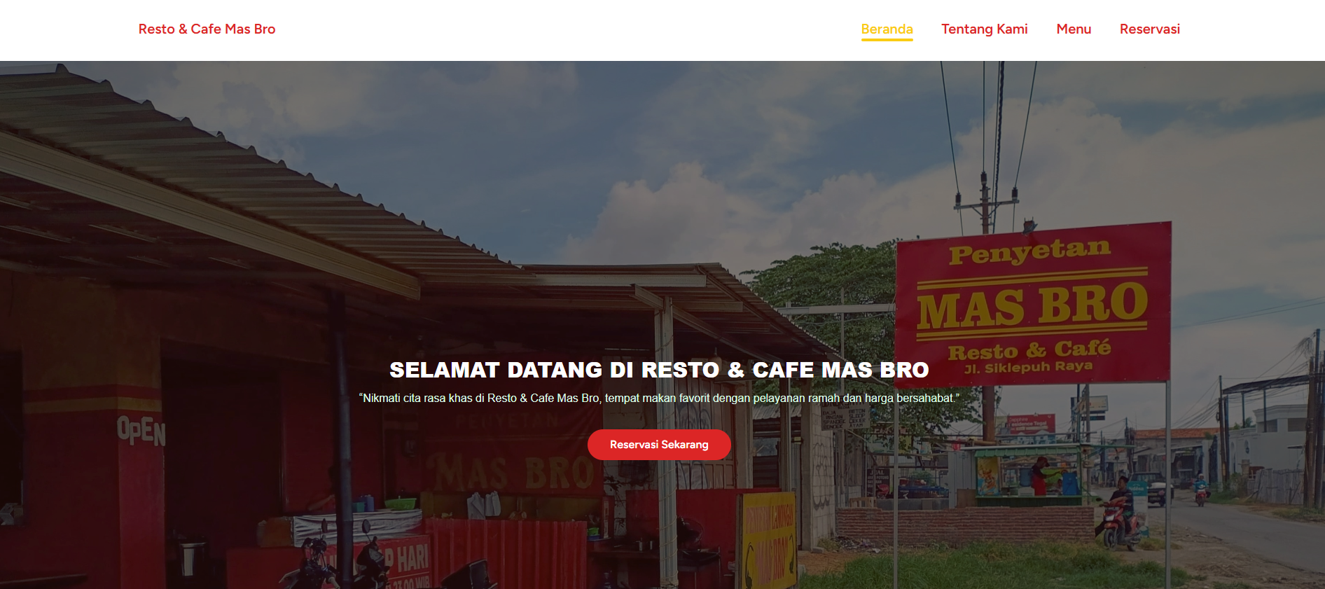 Resto & Cafe Mas Bro